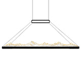 1601P48-101 Himalayas Integrated LED Black Chandelier