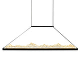 1601P48-101 Himalayas Integrated LED Black Chandelier