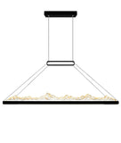 1601P48-101 Himalayas Integrated LED Black Chandelier