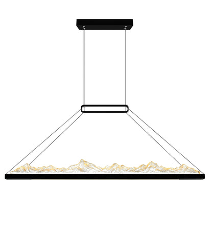 1601P48-101 Himalayas Integrated LED Black Chandelier