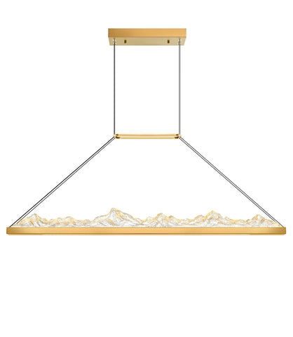 1601P48-624 Himalayas Integrated LED Brass Chandelier