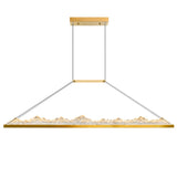 1601P62-624 Himalayas Integrated LED Brass Chandelier