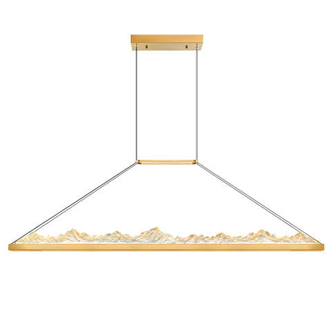 1601P62-624 Himalayas Integrated LED Brass Chandelier