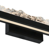 1601W26-101 Himalayas Integrated LED Black Vanity Light