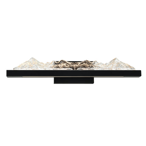 1601W26-101 Himalayas Integrated LED Black Vanity Light