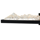 1601W36-101 Himalayas Integrated LED Black Vanity Light