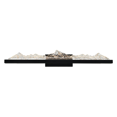 1601W36-101 Himalayas Integrated LED Black Vanity Light