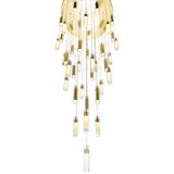 1606P33-37-602 Olinda LED Integrated Satin Gold Chandelier