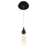 1606P5-1-101 Olinda LED Integrated Black Mini Pendant