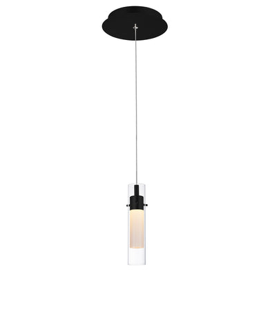 1606P5-1-101 Olinda LED Integrated Black Mini Pendant