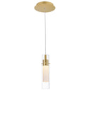 1606P5-1-602 Olinda LED Integrated Satin Gold Mini Pendant