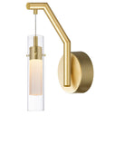 1606W5-1-602 Olinda LED Integrated Satin Gold Wall Light