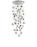 1673P32-23-613 Salvador 32 in LED Integrated Polished Nickel Chandelier