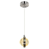 1673P4-1-613 Salvador 4 in LED Integrated Polished Nickel Pendant