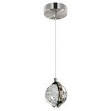 1673P4-1-613 Salvador 4 in LED Integrated Polished Nickel Pendant