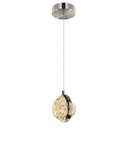 1673P4-1-613 Salvador 4 in LED Integrated Polished Nickel Pendant