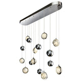 1673P40-9-613-RC Salvador 40 in LED Integrated Polished Nickel Chandelier