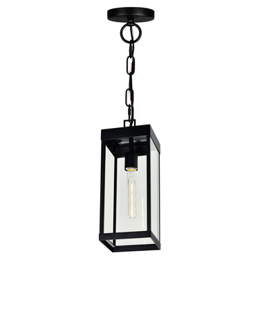 1695P7-1-101 Windsor 1 Light Black Outdoor Ceiling Light