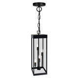 1695P8-4-101 Windsor 4 Light Black Outdoor Ceiling Light