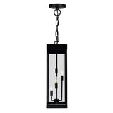 1695P8-4-101 Windsor 4 Light Black Outdoor Ceiling Light