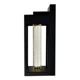 1696W5-1-101-A Rochester LED Integrated Black Outdoor Wall Light