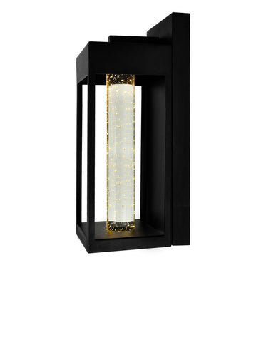 1696W5-1-101-A Rochester LED Integrated Black Outdoor Wall Light