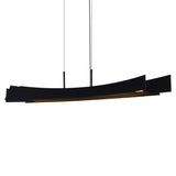 1698P50-101 Candora Integrated LED Black Chandelier