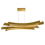 1698P50-624 Candora Integrated LED Brass Chandelier