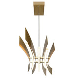 1698P50-624 Candora Integrated LED Brass Chandelier