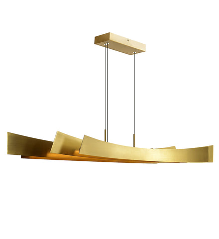 1698P50-624 Candora Integrated LED Brass Chandelier