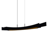 1698P72-101 Candora Integrated LED Black Chandelier