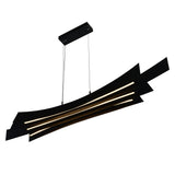 1698P72-101 Candora Integrated LED Black Chandelier