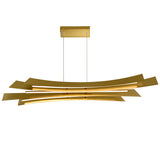 1698P72-624 Candora Integrated LED Brass Chandelier