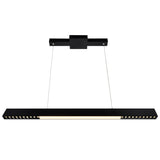 1701P45-B-101 Pienza 45 in LED Integrated Black Chandelier