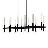 1703P48-12-101-RC Dragonswatch Integrated LED Black Chandelier