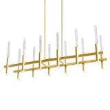 1703P48-12-602-RC Dragonswatch Integrated LED Satin Gold Chandelier