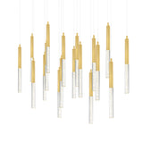 1703P48-18-602-RC Dragonswatch Integrated LED Satin Gold Chandelier