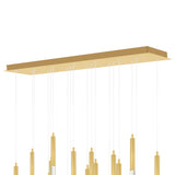 1703P48-18-602-RC Dragonswatch Integrated LED Satin Gold Chandelier