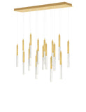 1703P48-18-602-RC Dragonswatch Integrated LED Satin Gold Chandelier