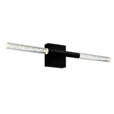 1703W26-101 Dragonswatch Integrated LED Black Vanity Light