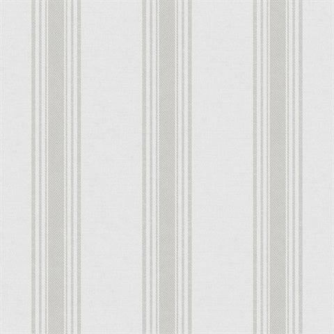 1909-4 Stripes Taupe Wallpaper