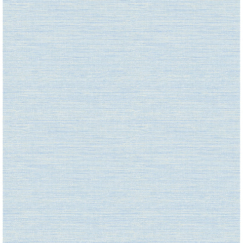 4143-24283 Agave Blue Faux Grasscloth Wallpaper