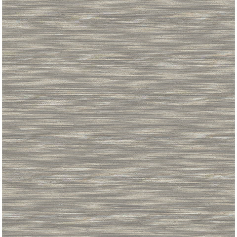 4046-26157 Benson Brown Faux Fabric Wallpaper