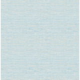 4046-24283 Agave Sky Blue Faux Grasscloth Wallpaper