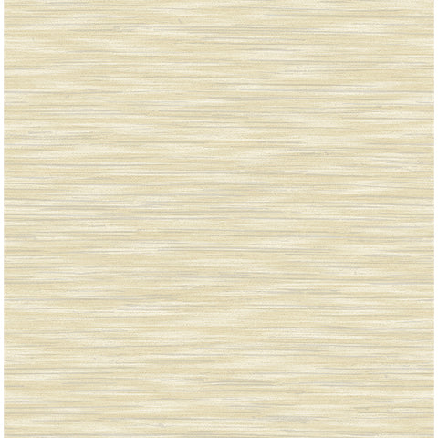 4046-26156 Benson Yellow Faux Fabric Wallpaper
