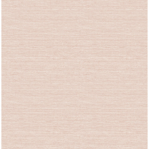 4046-26498 Agave Light Pink Faux Grasscloth Wallpaper