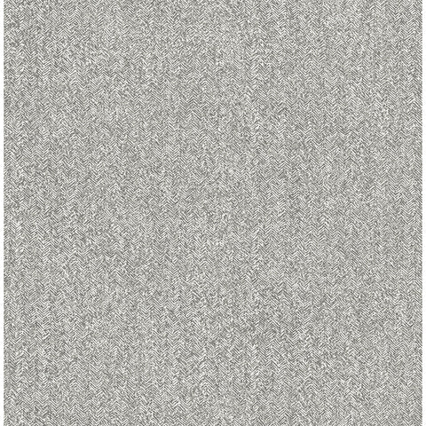 4046-26163 Ashbee Dark Grey Tweed Wallpaper