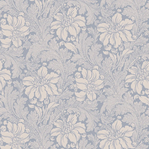  2010 Acanthus Garden Blue Wallpaper