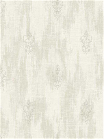  2011105 Textured Fleur De Lis Metallic Wallpaper