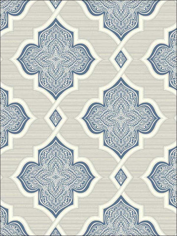 2011202 Medallion Trellis Glitter Wallpaper